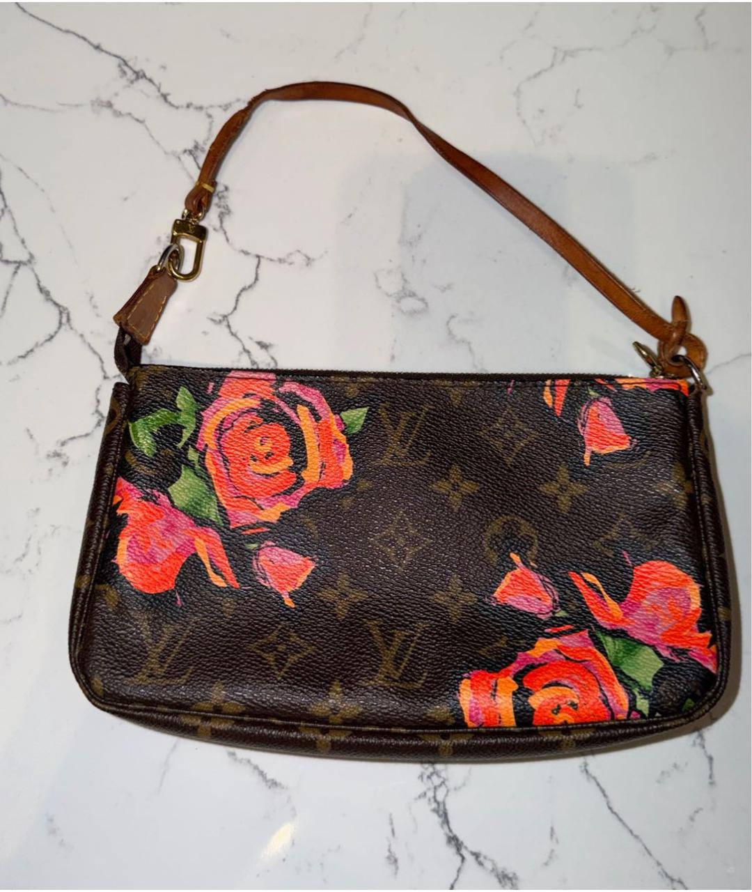 LOUIS VUITTON Коричневая сумка с короткими ручками, фото 3