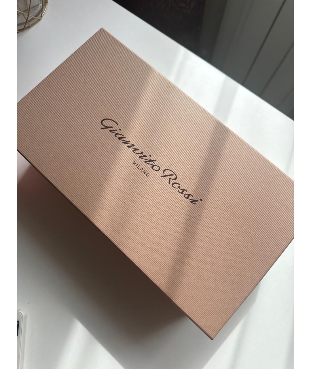 GIANVITO ROSSI Черные кожаные мюли, фото 7