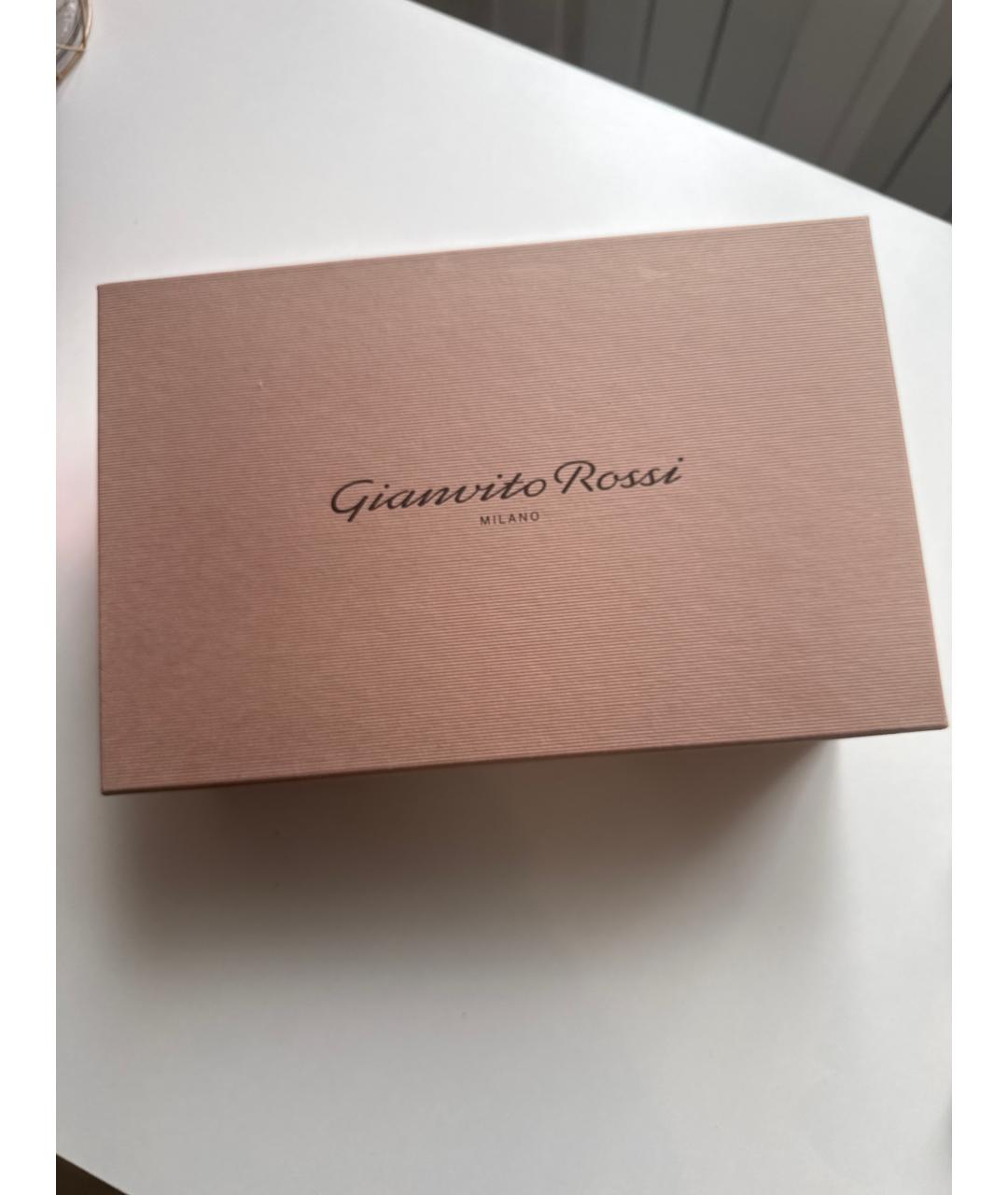 GIANVITO ROSSI Бежевые кожаные туфли, фото 8