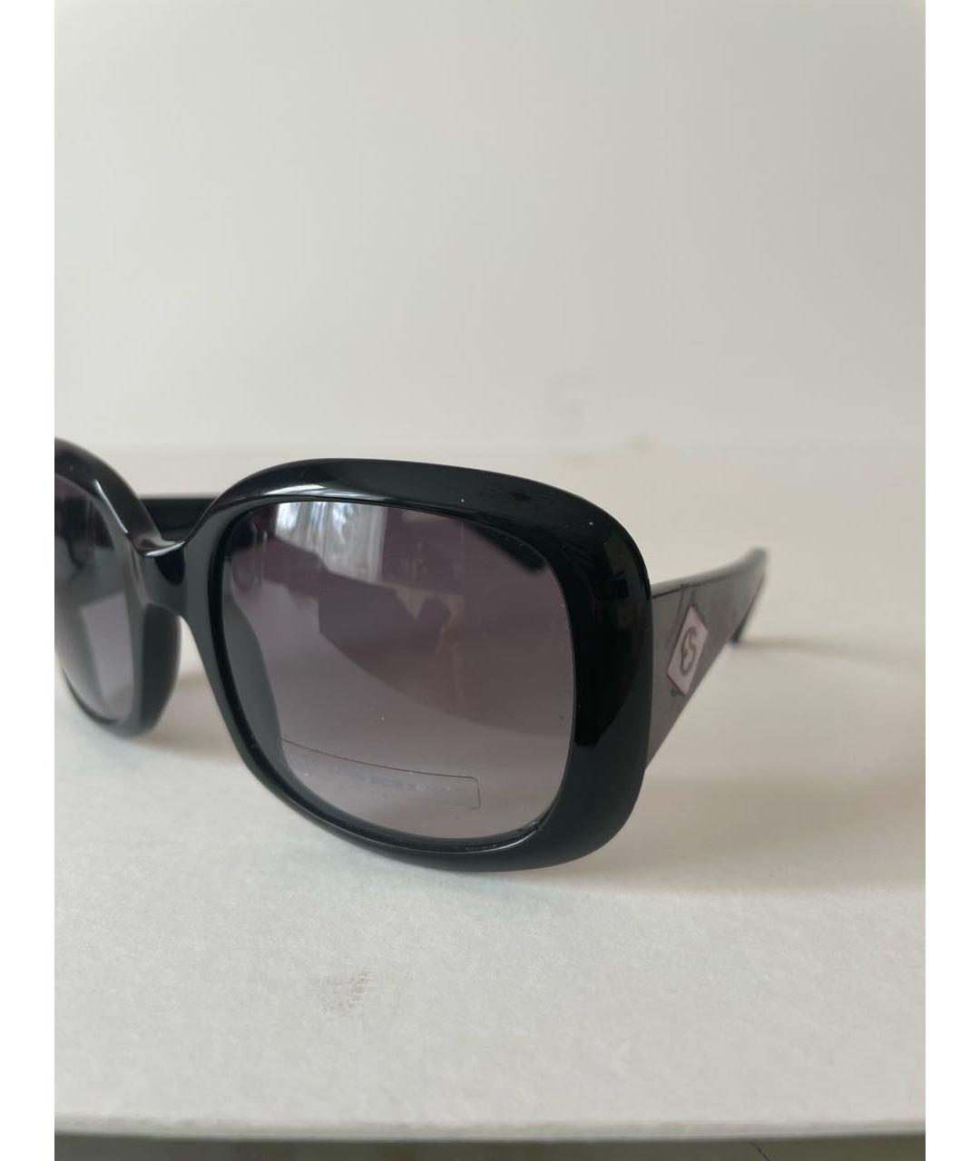 ERMANNO SCERVINO Черные пластиковые солнцезащитные очки, фото 2