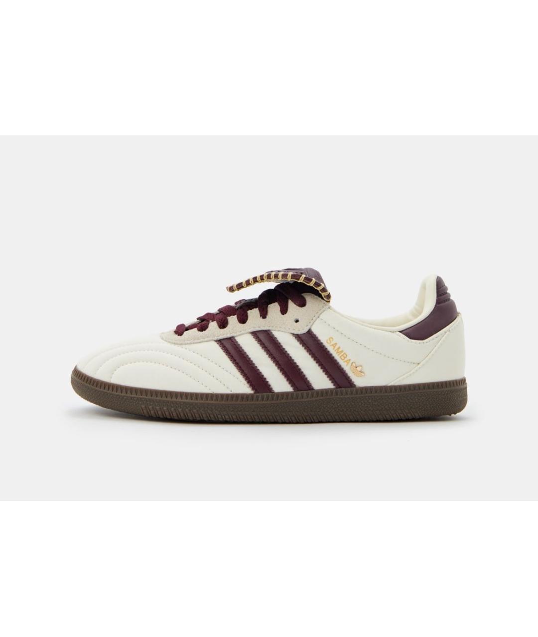 ADIDAS Бежевые кожаные кеды, фото 6