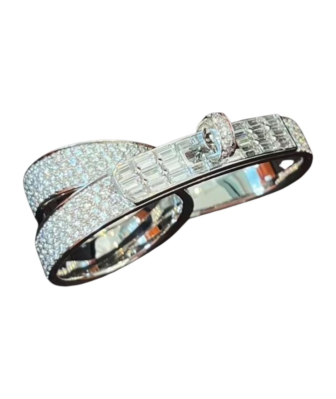 HERMES Серебряное кольцо из белого золота, фото 1