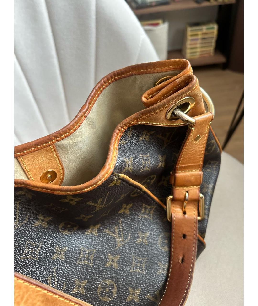LOUIS VUITTON Коричневая сумка тоут, фото 4