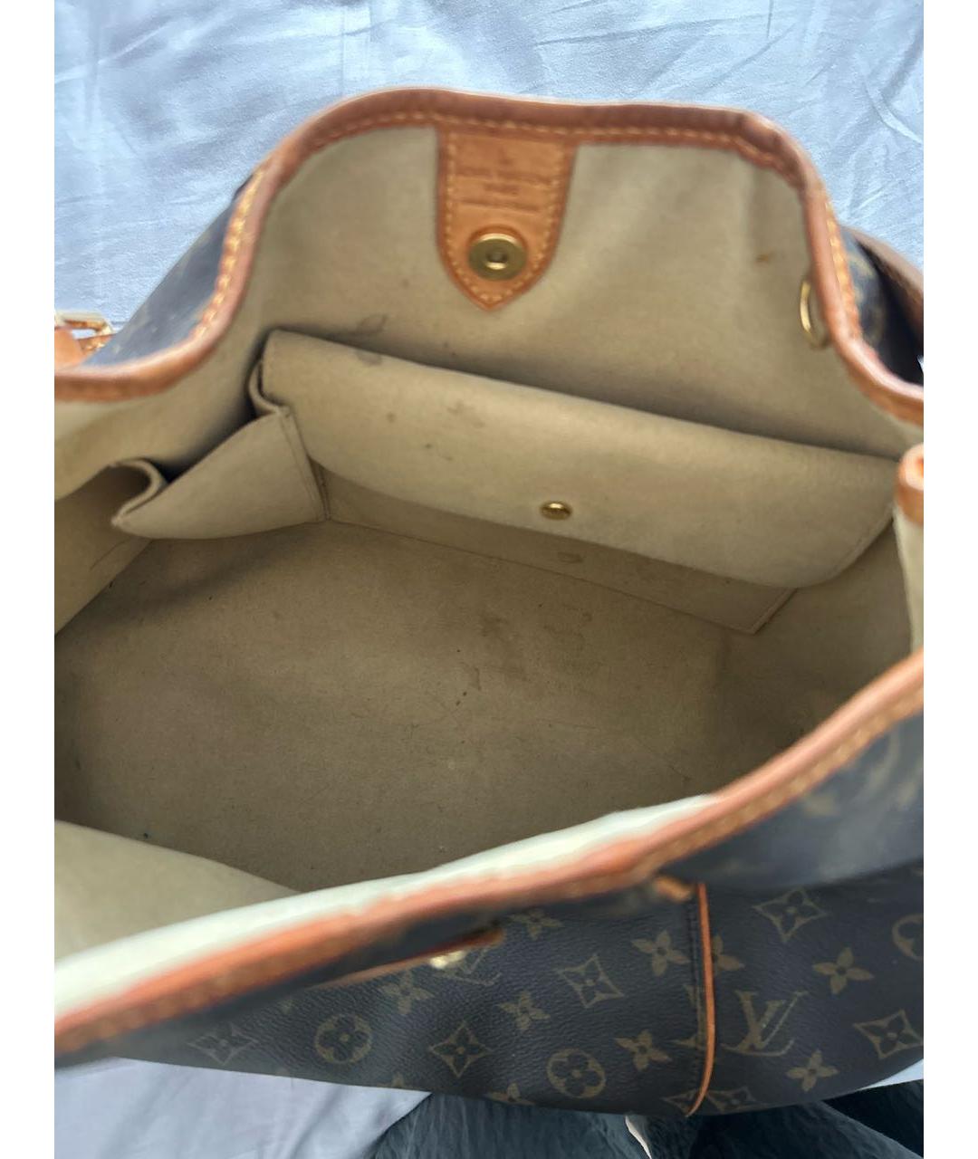 LOUIS VUITTON Коричневая сумка тоут, фото 7