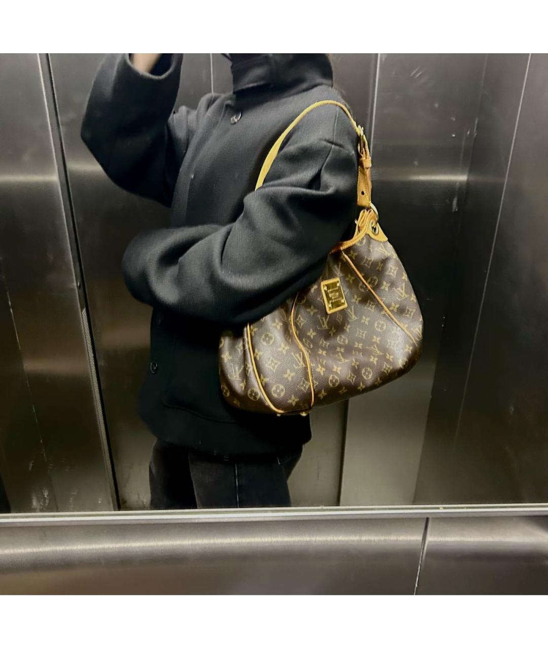 LOUIS VUITTON Коричневая сумка тоут, фото 6