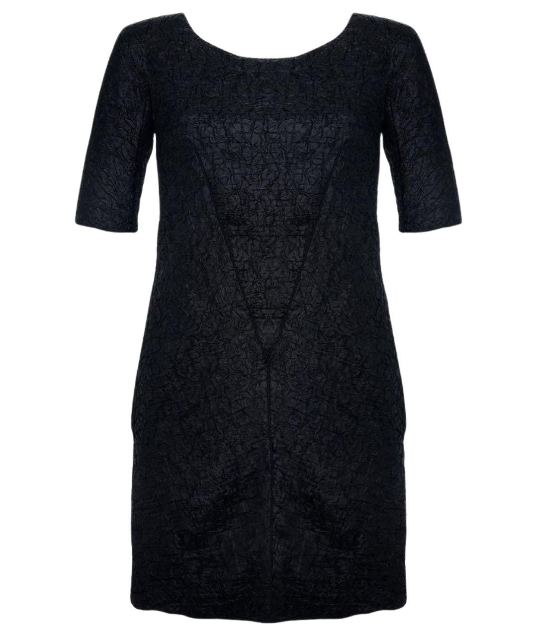 DOLCE&GABBANA Черное полиэстеровое платье, фото 1