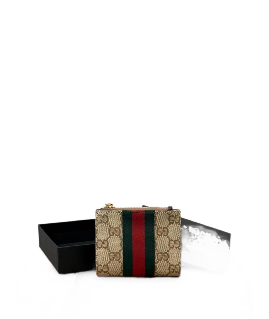 GUCCI Бежевый кошелек, фото 2