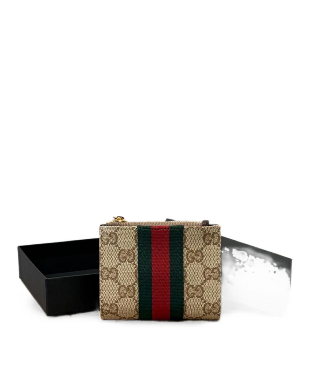 GUCCI Бежевый кошелек, фото 3