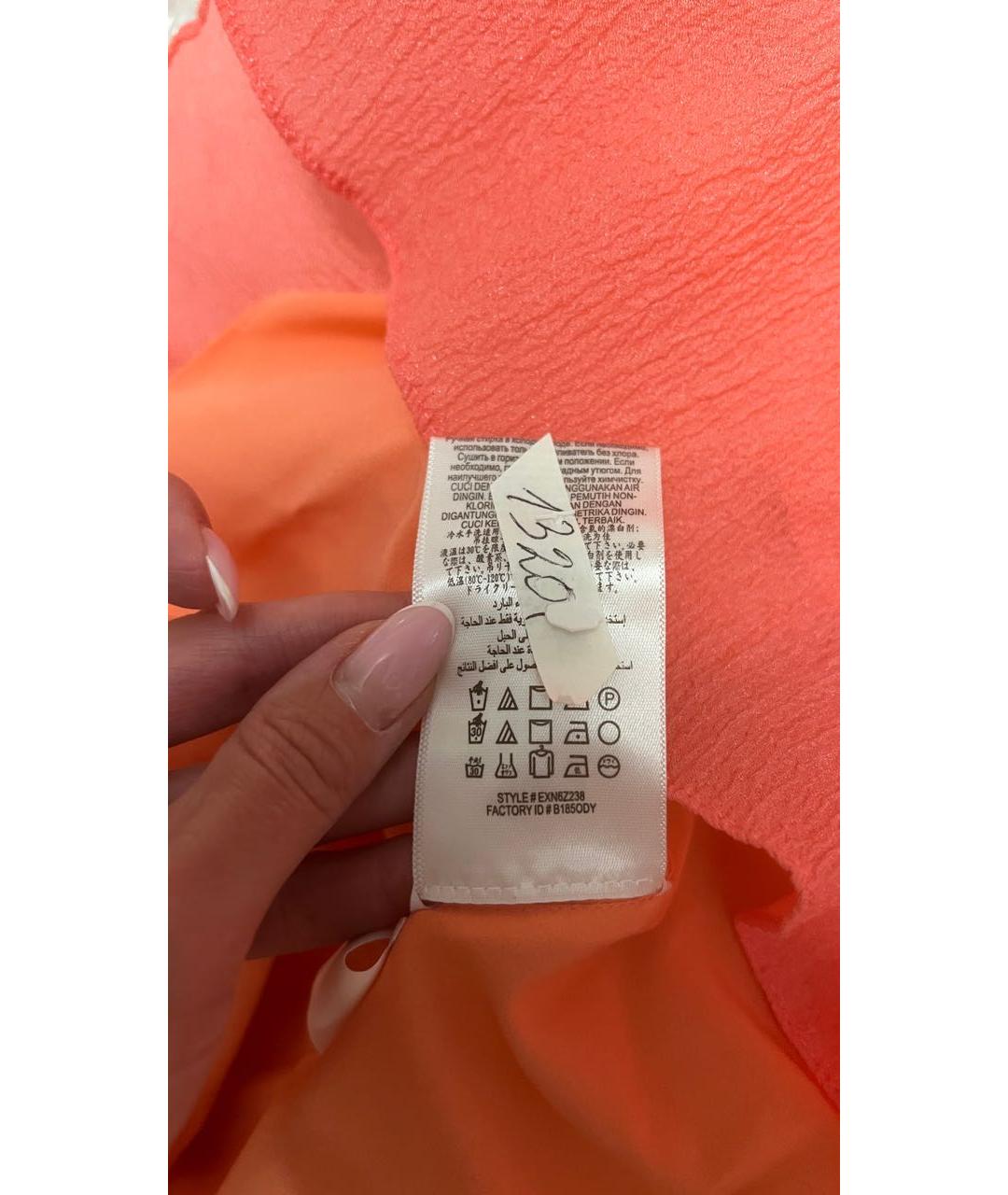 BCBG MAXAZRIA Коралловое полиэстеровое вечернее платье, фото 8