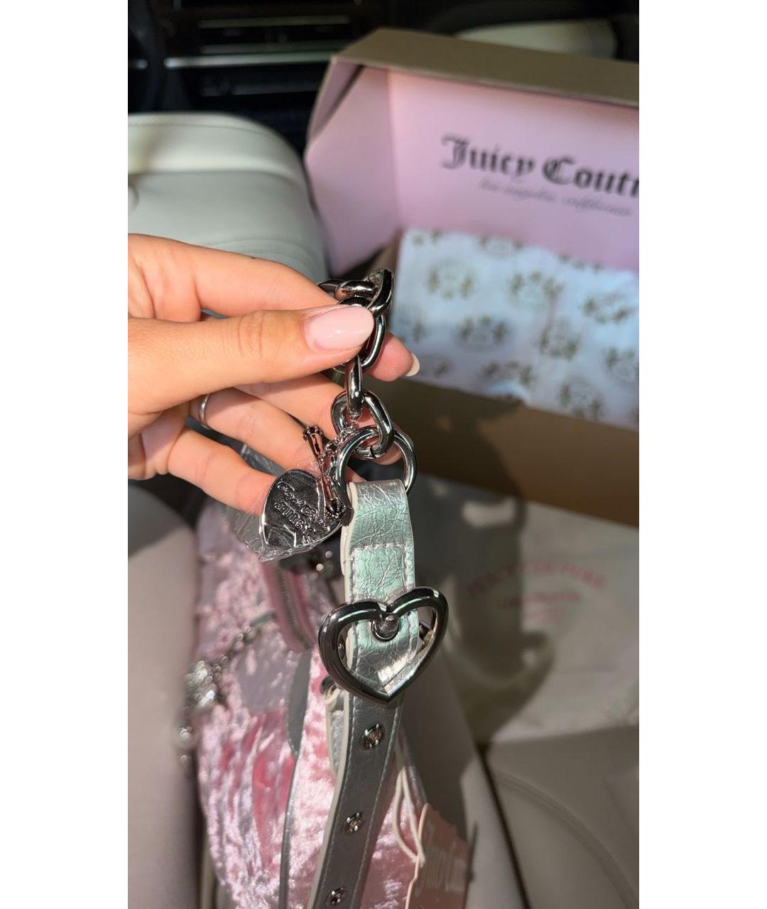 JUICY COUTURE Розовая сумка через плечо, фото 3