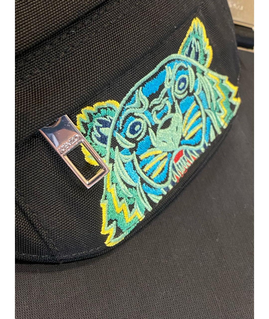 KENZO Черная поясная сумка, фото 3