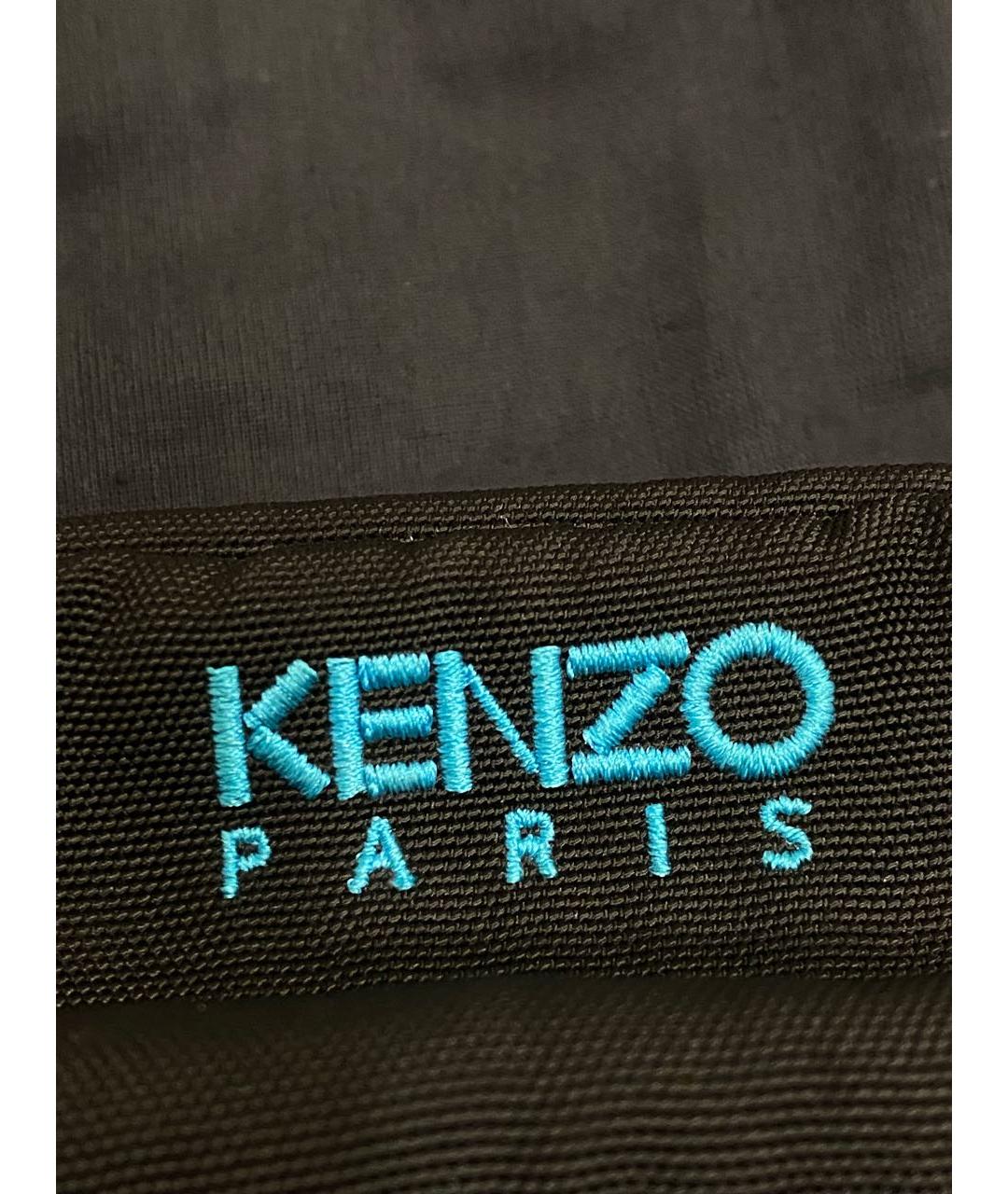 KENZO Черная поясная сумка, фото 4