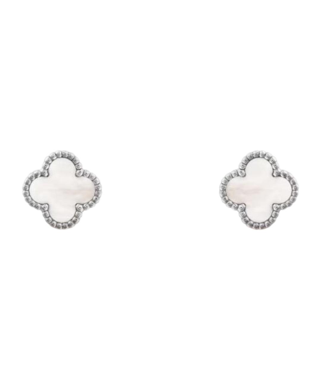 VAN CLEEF & ARPELS Белые серьги из белого золота, фото 1