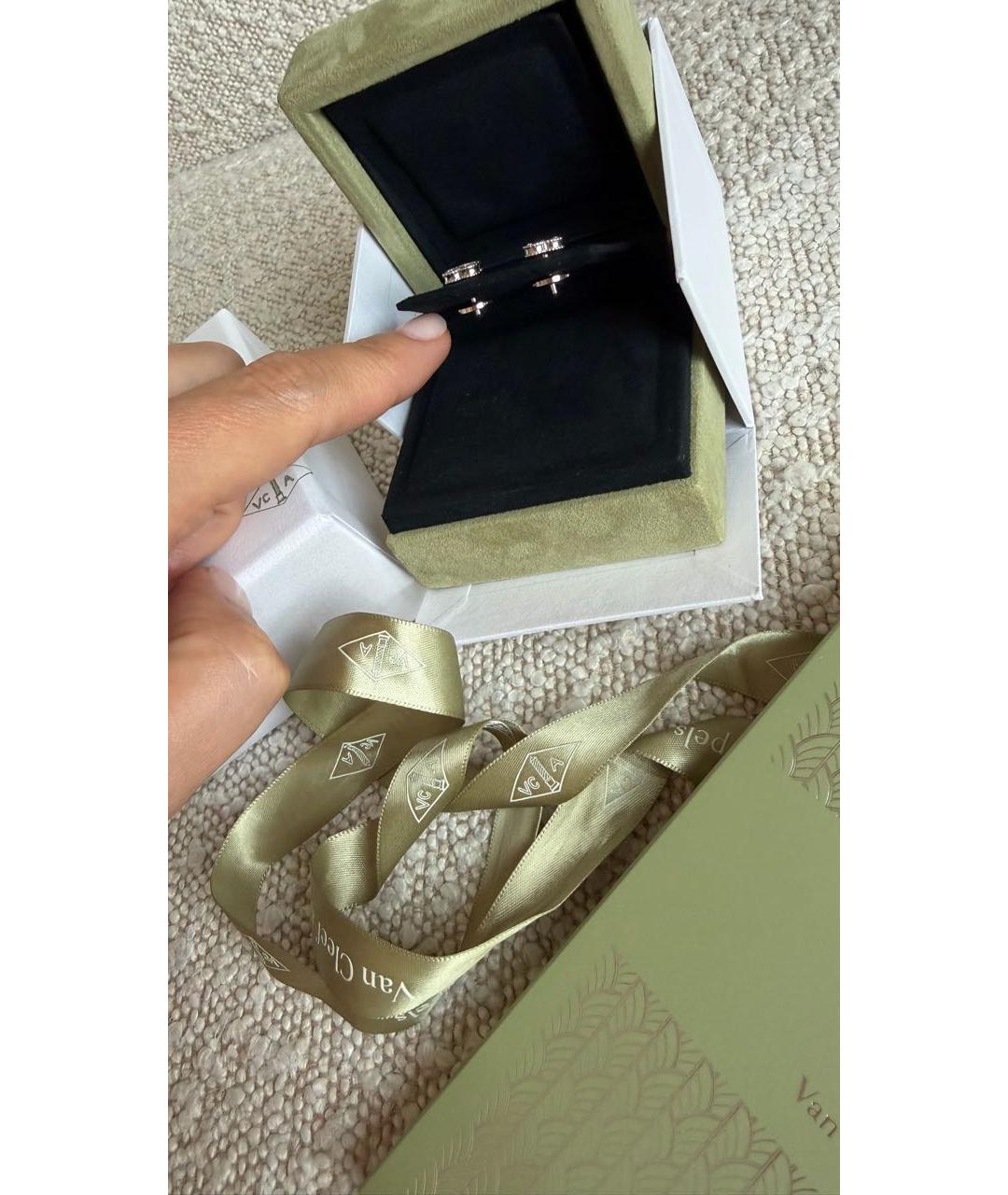 VAN CLEEF & ARPELS Белые серьги из белого золота, фото 3