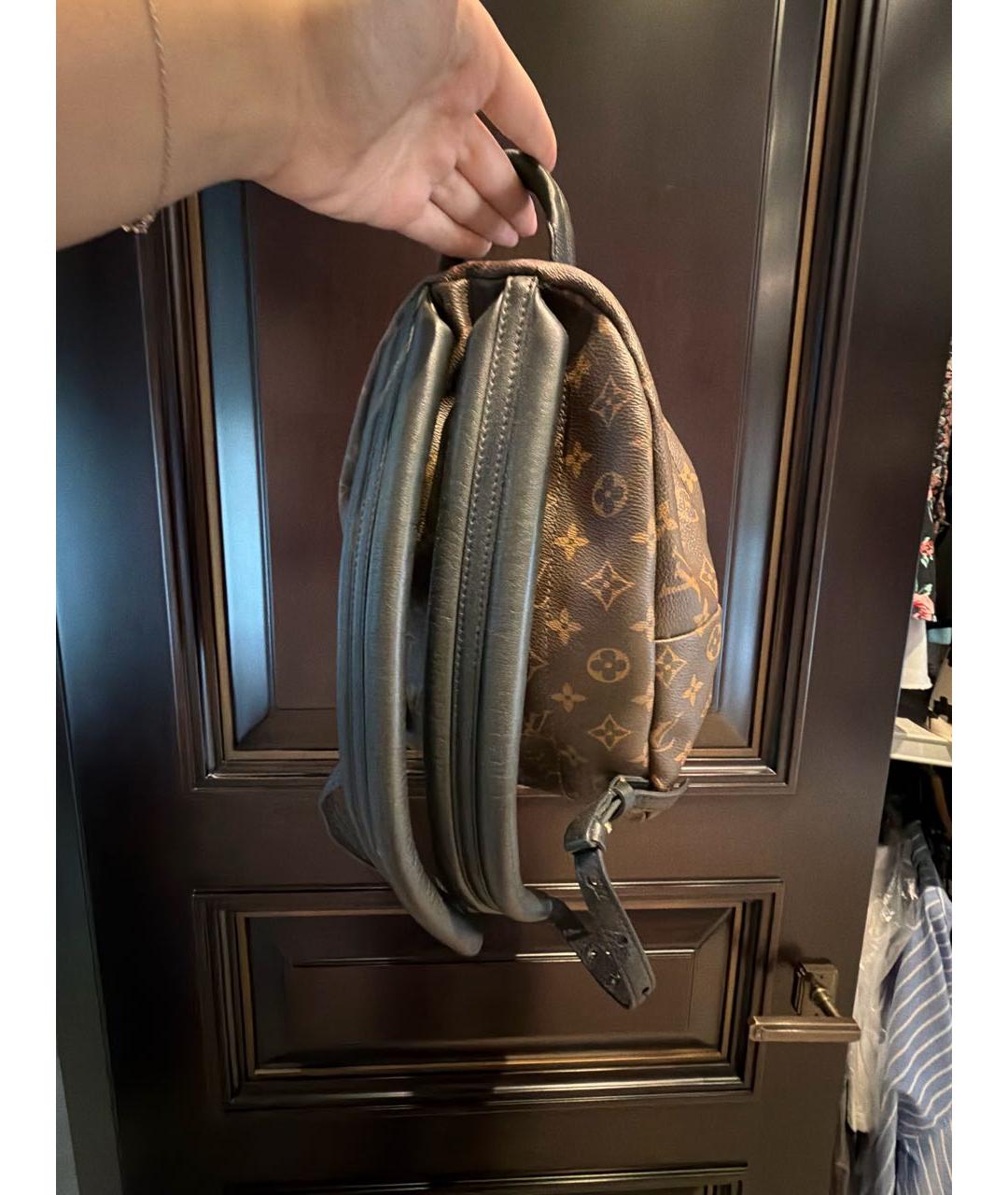 LOUIS VUITTON Коричневый рюкзак, фото 3