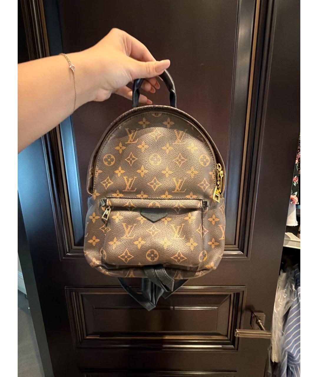 LOUIS VUITTON Коричневый рюкзак, фото 6
