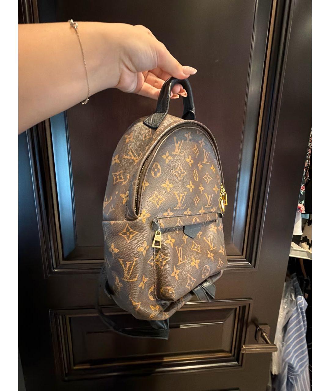 LOUIS VUITTON Коричневый рюкзак, фото 2