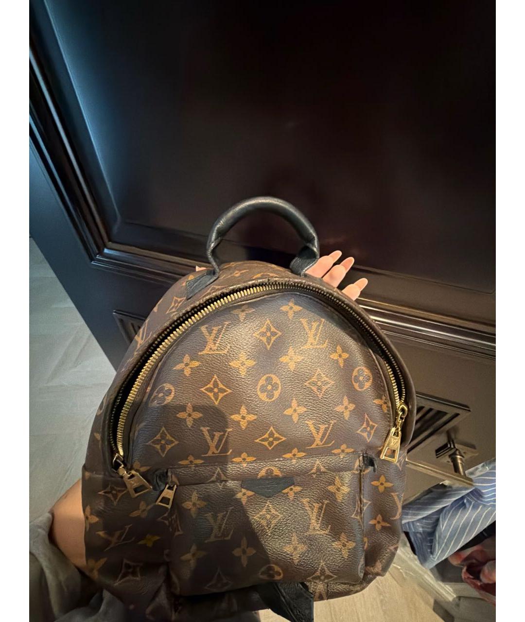 LOUIS VUITTON Коричневый рюкзак, фото 5