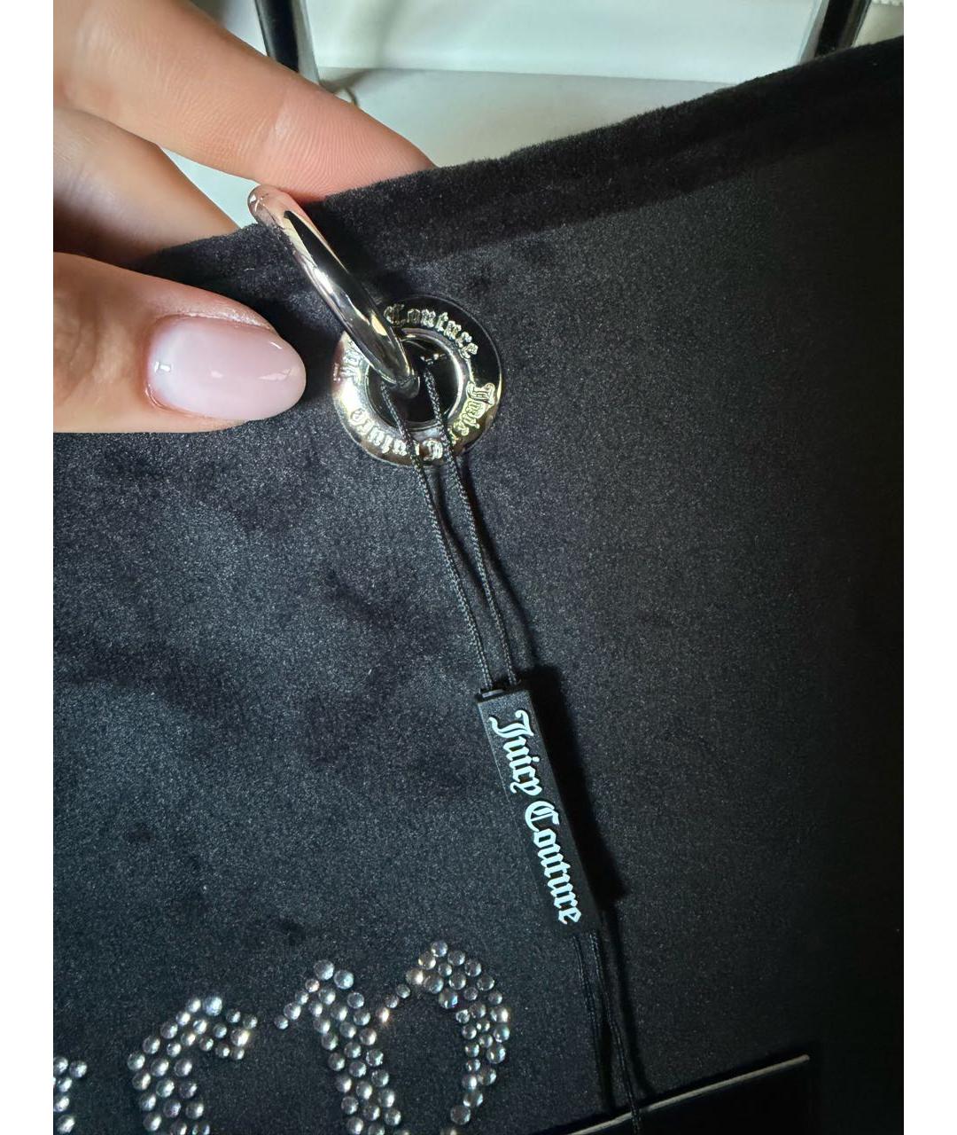 JUICY COUTURE Черная сумка тоут, фото 4