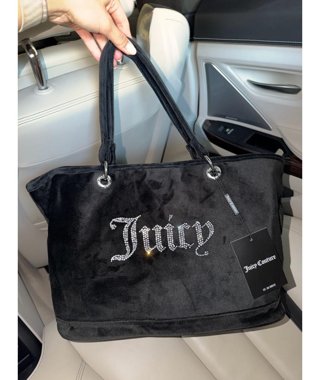JUICY COUTURE Черная сумка тоут, фото 9