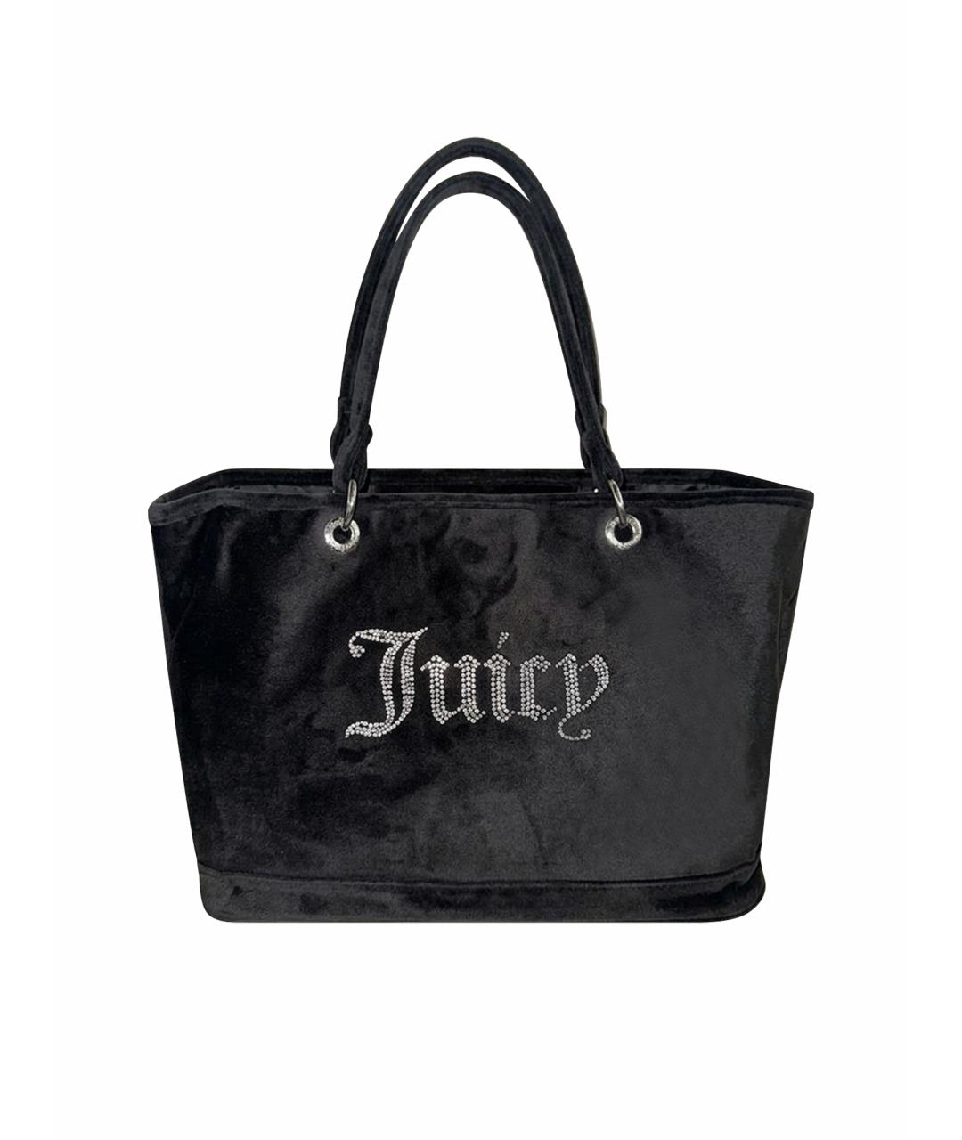 JUICY COUTURE Черная сумка тоут, фото 1