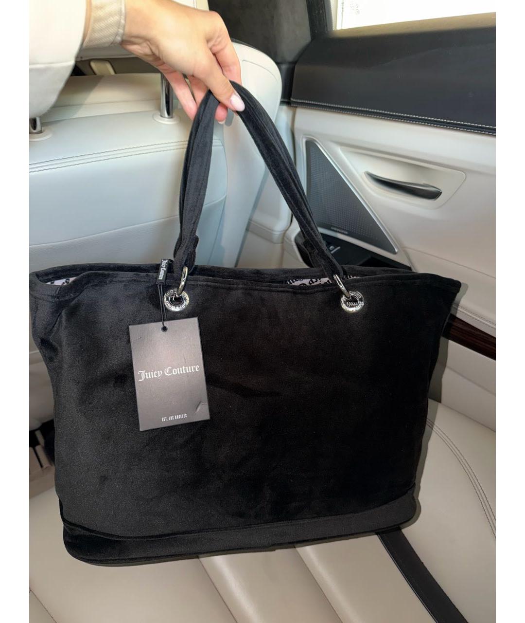 JUICY COUTURE Черная сумка тоут, фото 2