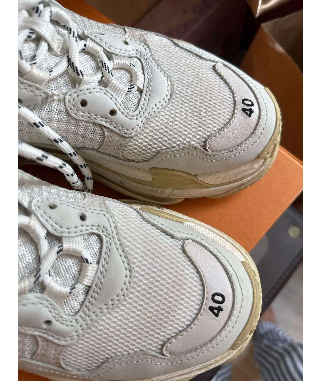 BALENCIAGA Белые кроссовки, фото 8