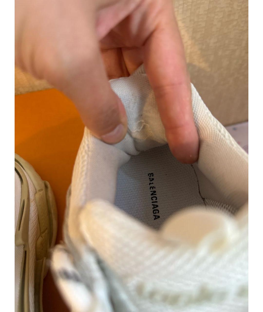 BALENCIAGA Белые кроссовки, фото 7