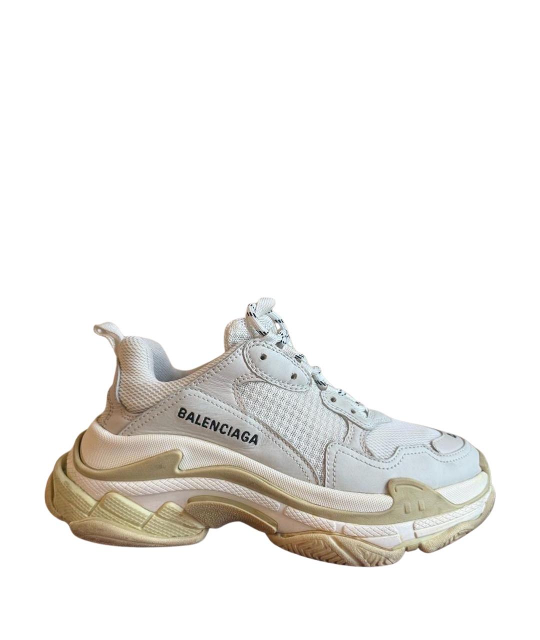 BALENCIAGA Белые кроссовки, фото 1