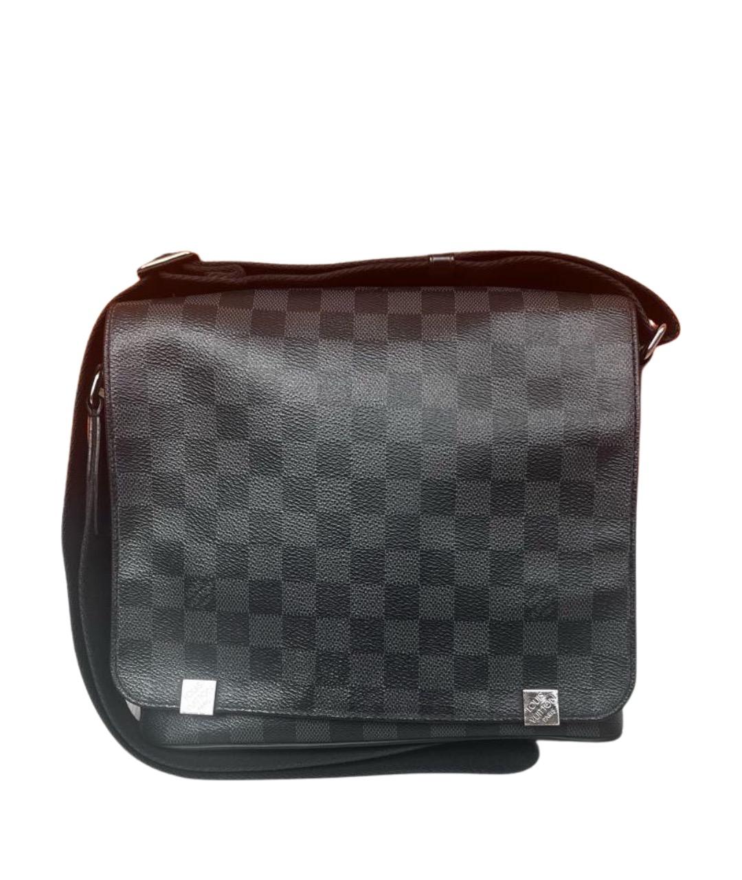 LOUIS VUITTON Черная барсетка, фото 1