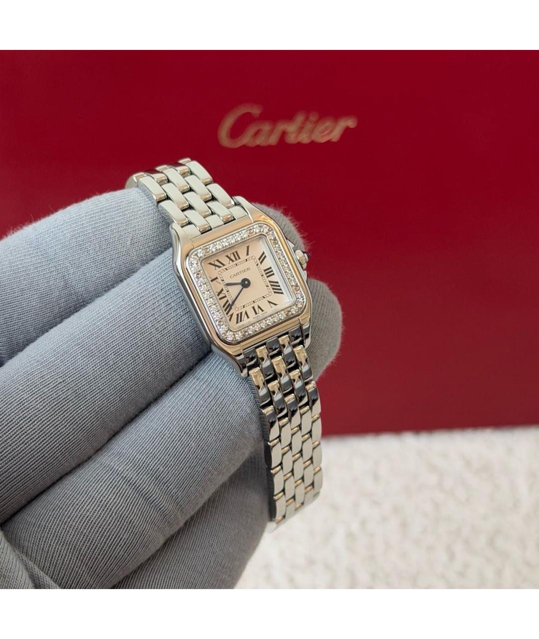 CARTIER Серебряные часы, фото 2
