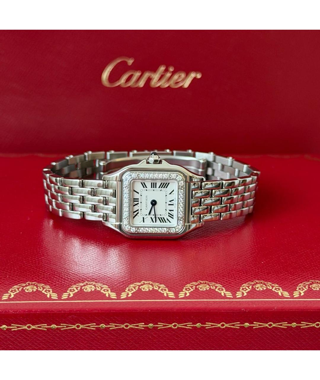CARTIER Серебряные часы, фото 4