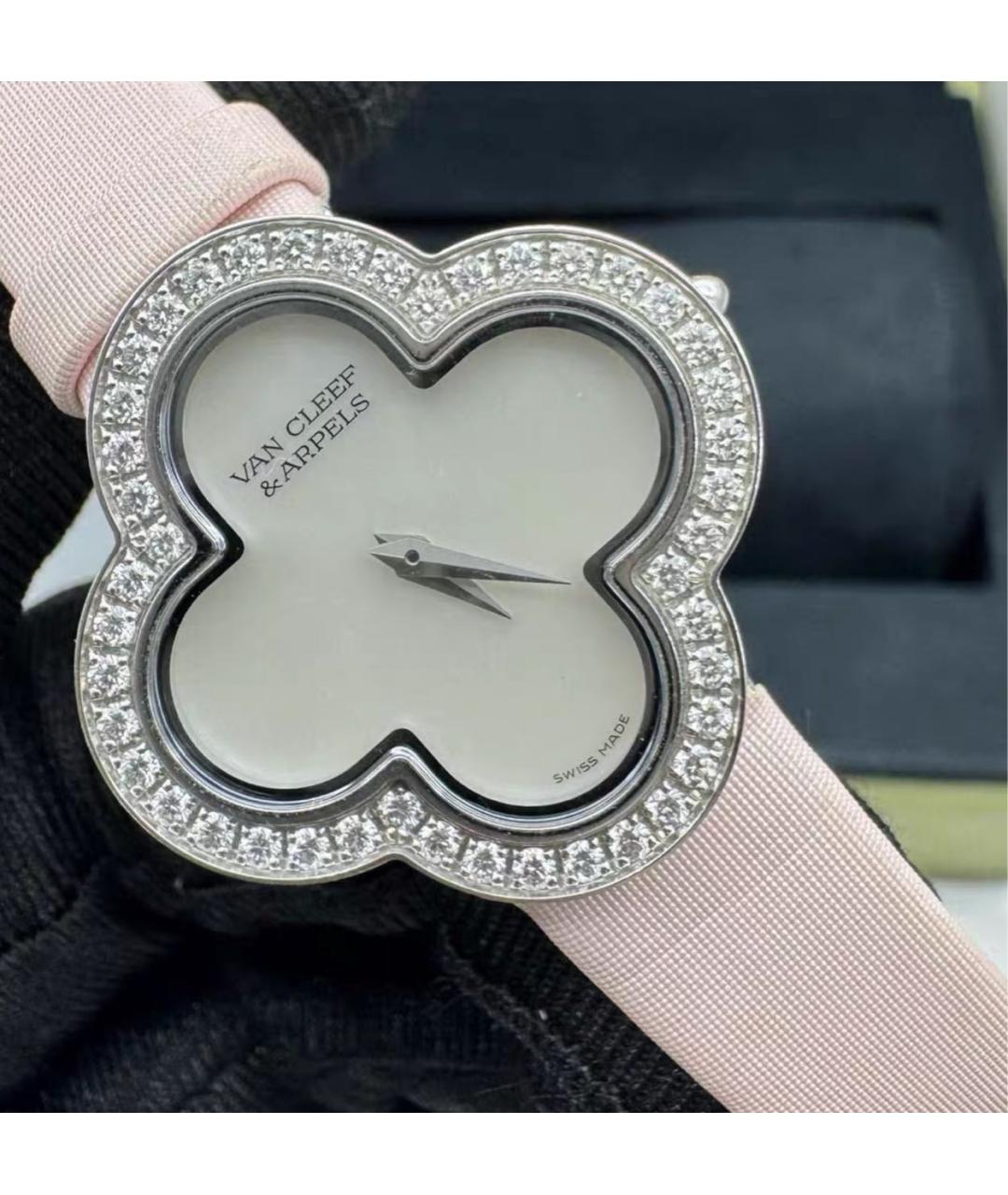 VAN CLEEF & ARPELS Розовые часы из белого золота, фото 2