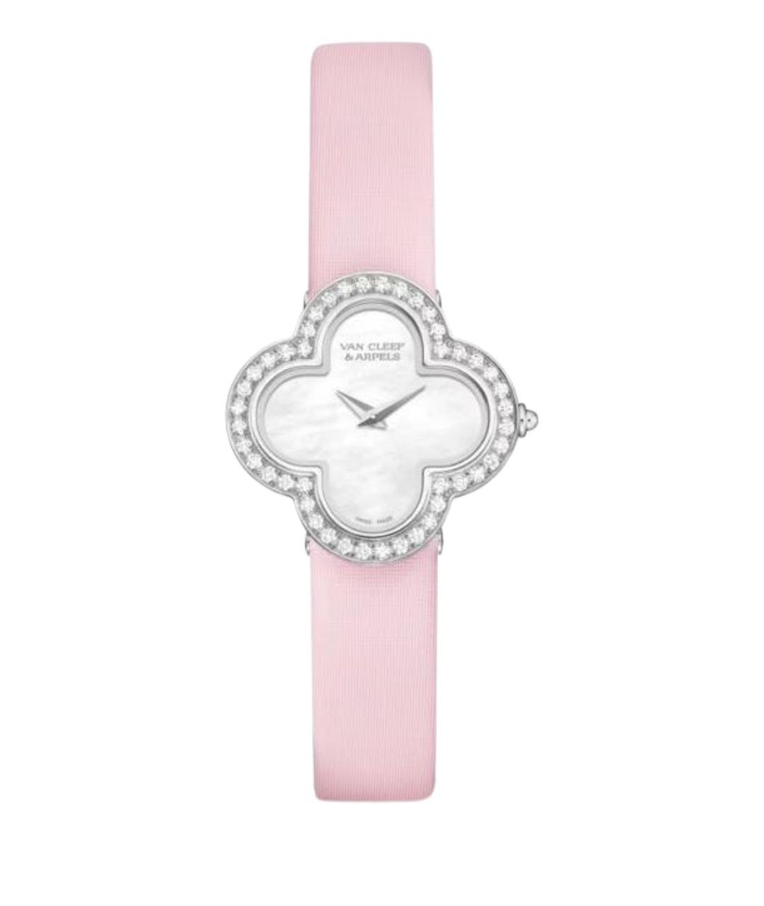VAN CLEEF & ARPELS Розовые часы из белого золота, фото 1