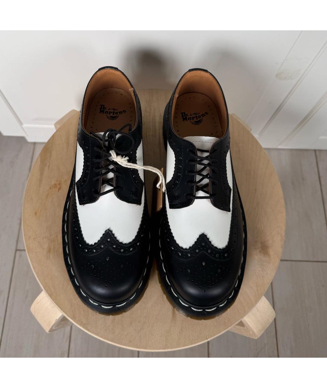 DR. MARTENS Черные кожаные ботинки, фото 3