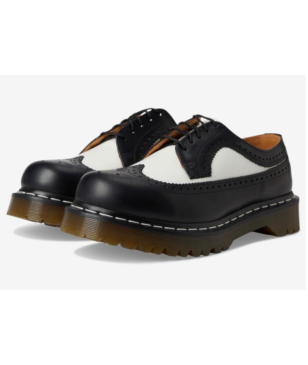 DR. MARTENS Черные кожаные ботинки, фото 2