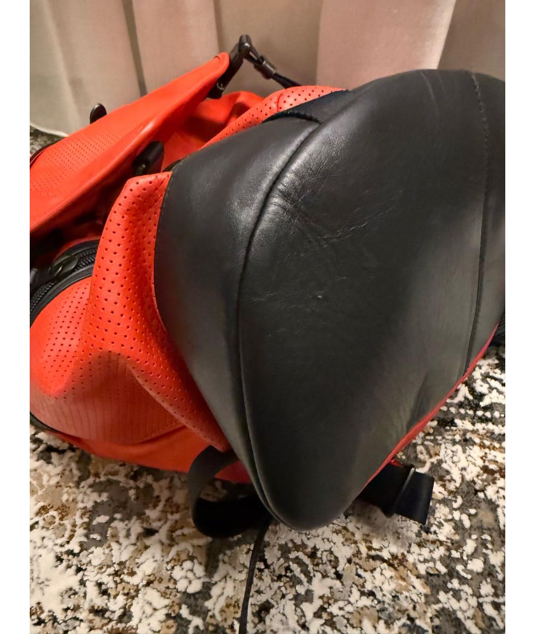 COACH Красный кожаный рюкзак, фото 7