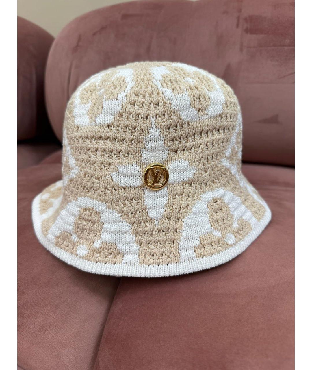 LOUIS VUITTON Бежевая панама, фото 6
