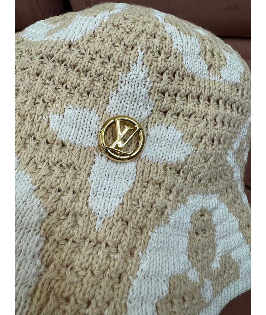 LOUIS VUITTON Бежевая панама, фото 3