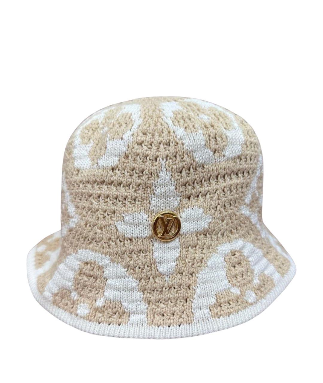 LOUIS VUITTON Бежевая панама, фото 1