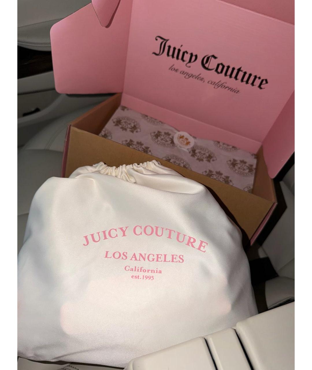 JUICY COUTURE Розовая сумка с короткими ручками, фото 8