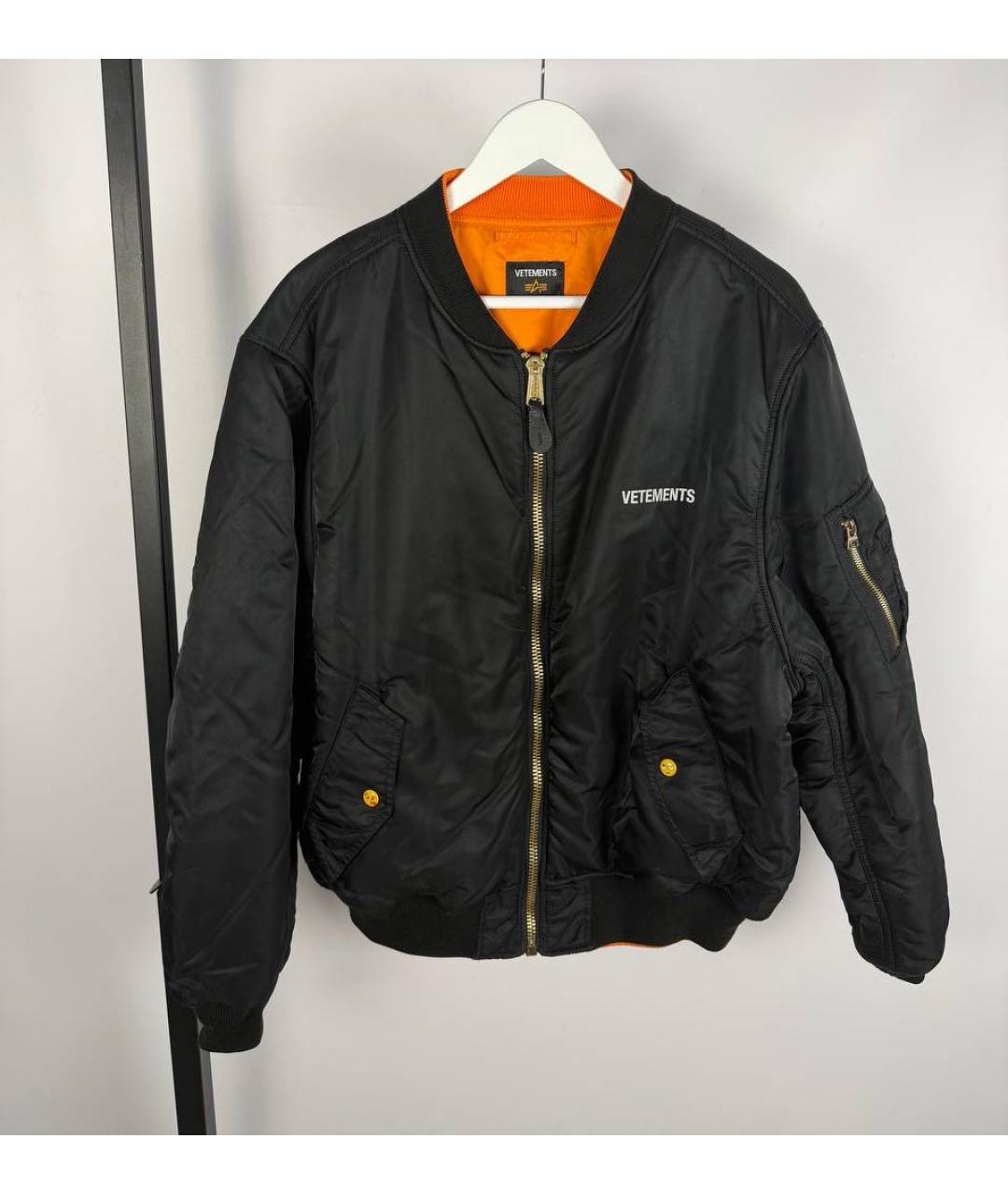 VETEMENTS Черная куртка, фото 2