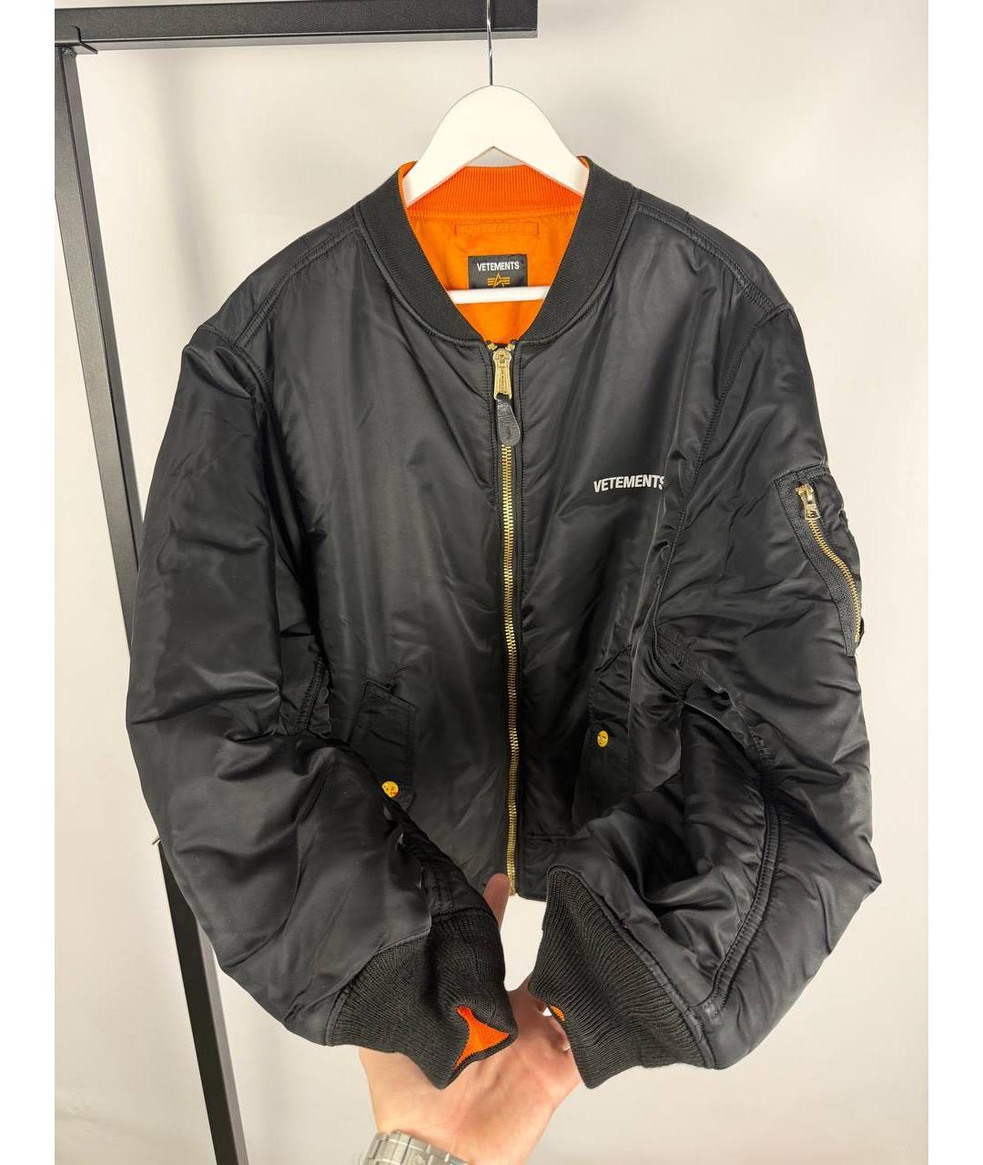 VETEMENTS Черная куртка, фото 4