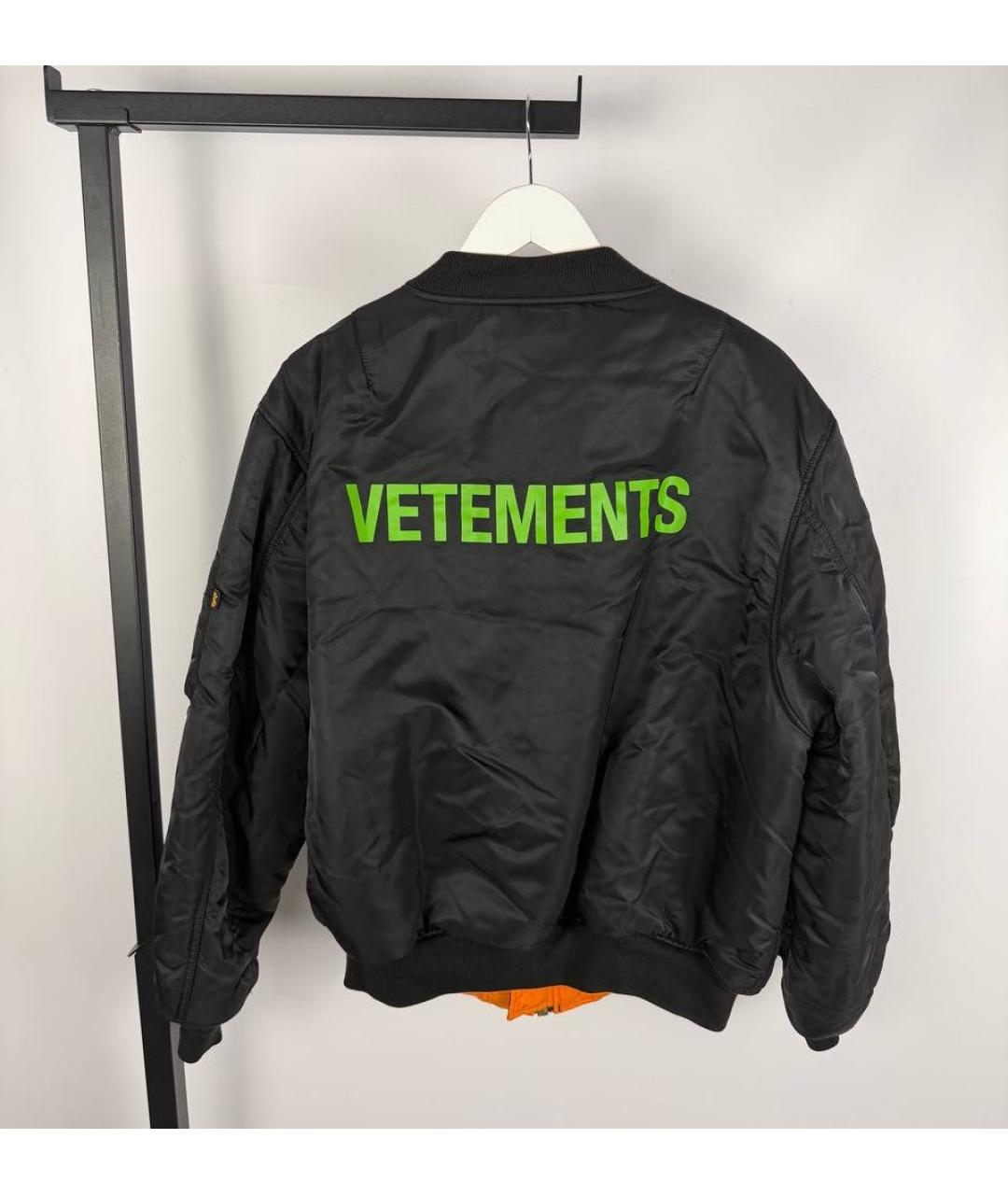 VETEMENTS Черная куртка, фото 3