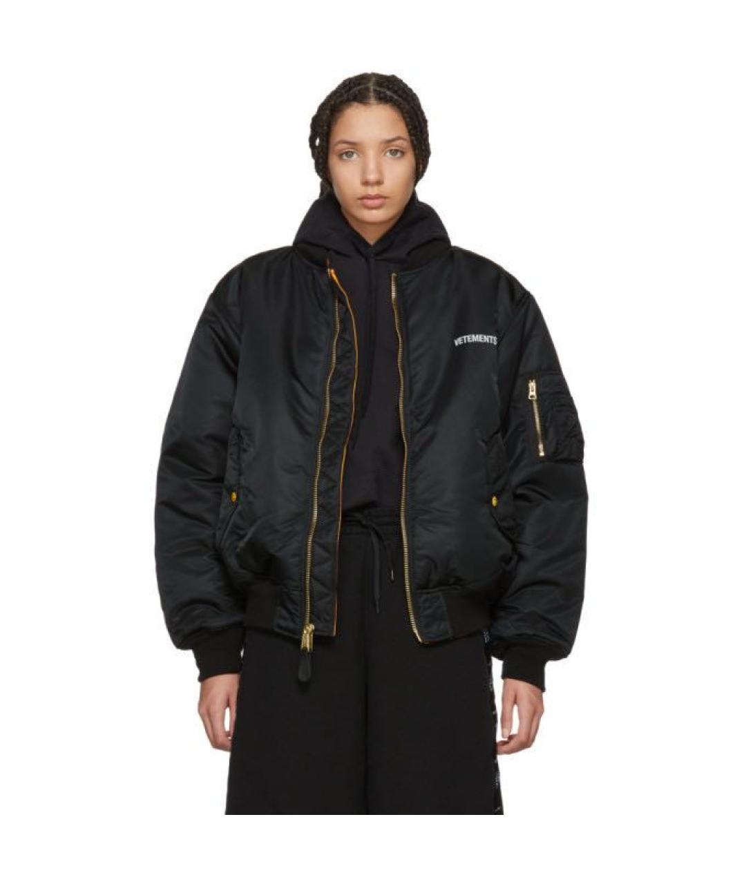 VETEMENTS Черная куртка, фото 2