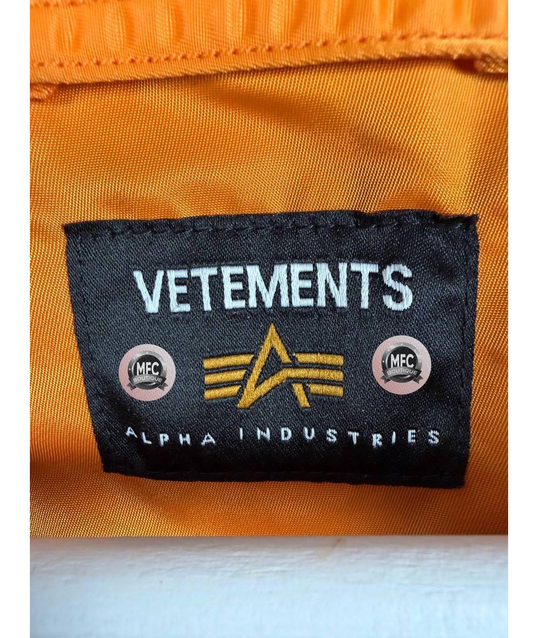 VETEMENTS Черная куртка, фото 8