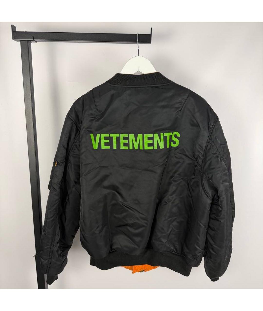 VETEMENTS Черная куртка, фото 6