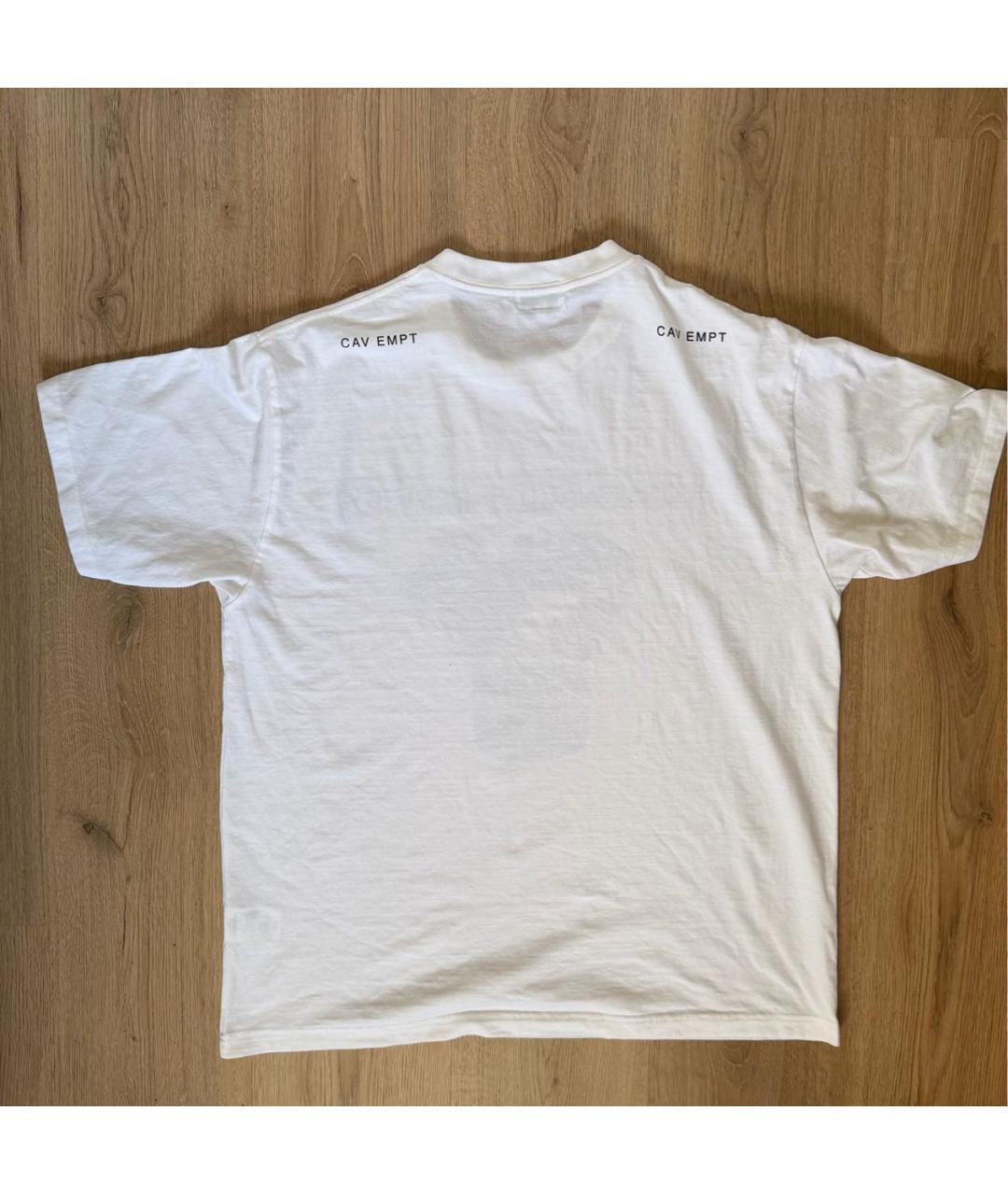 CAV EMPT Белая хлопковая футболка, фото 2