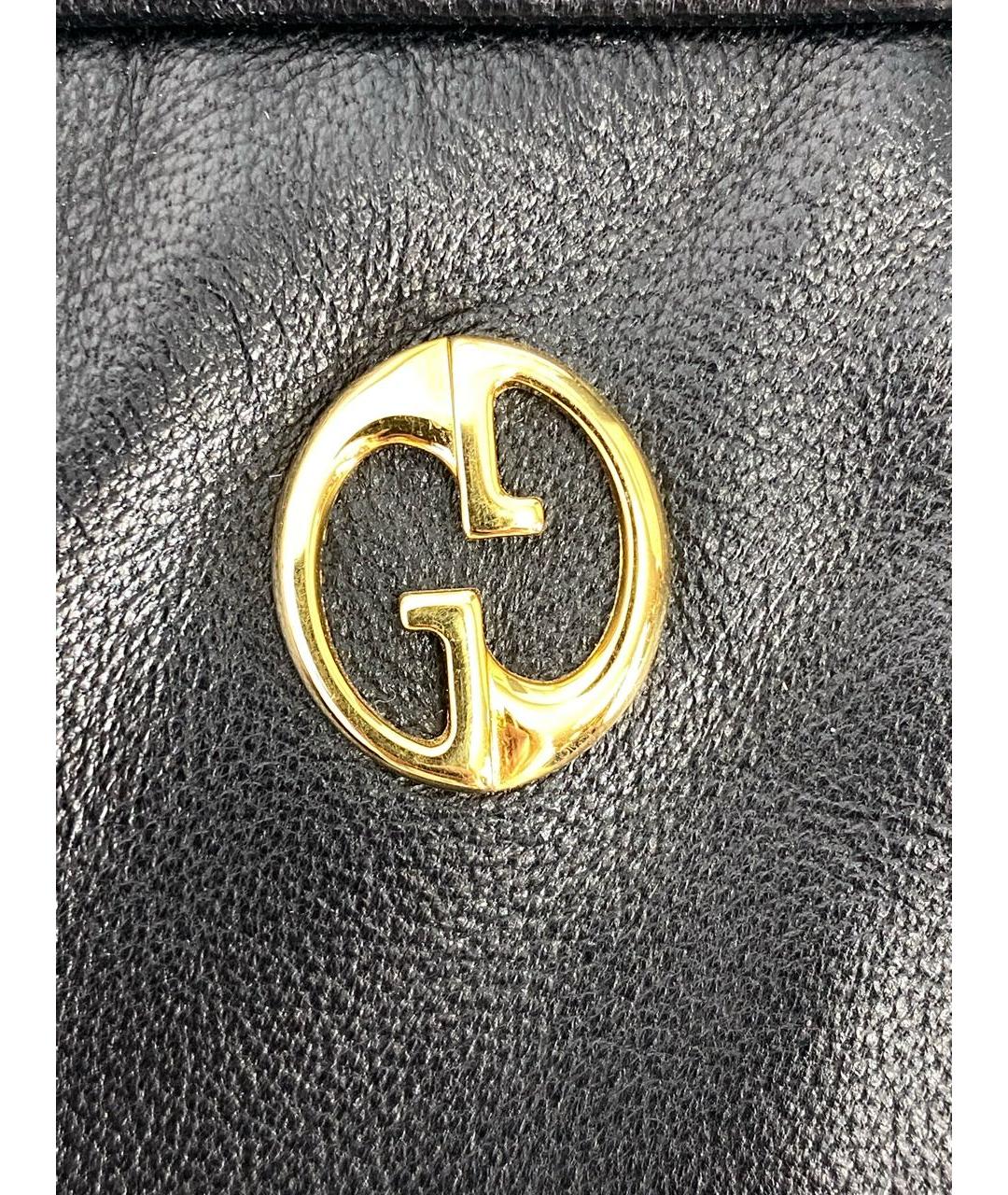 GUCCI Черная хлопко-эластановая юбка миди, фото 4