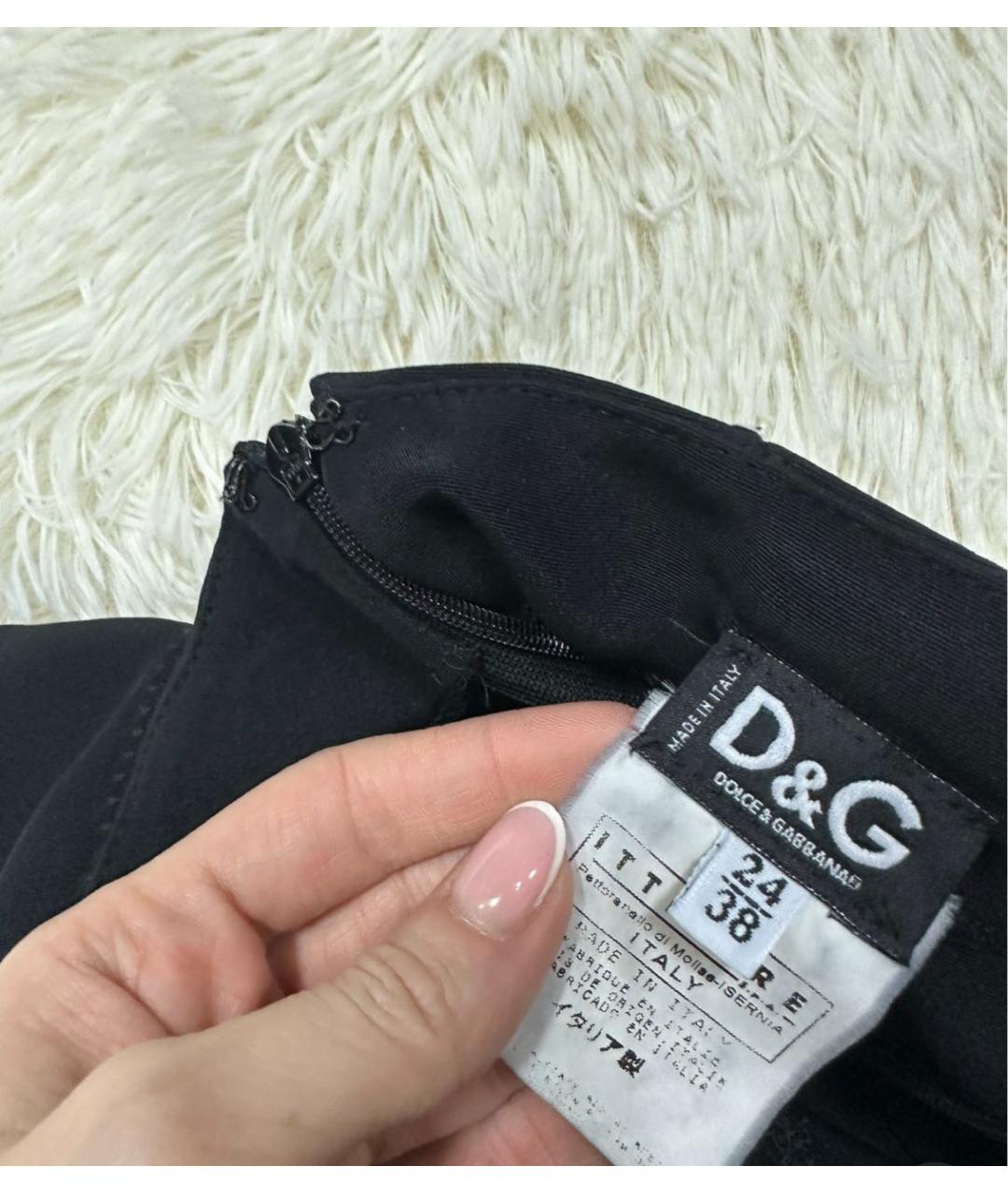 DOLCE&GABBANA Черное коктейльное платье, фото 3